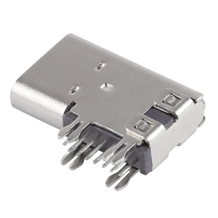50 PCS USB-C / Type-C Female 14 Pin Side Plug Socket Connector