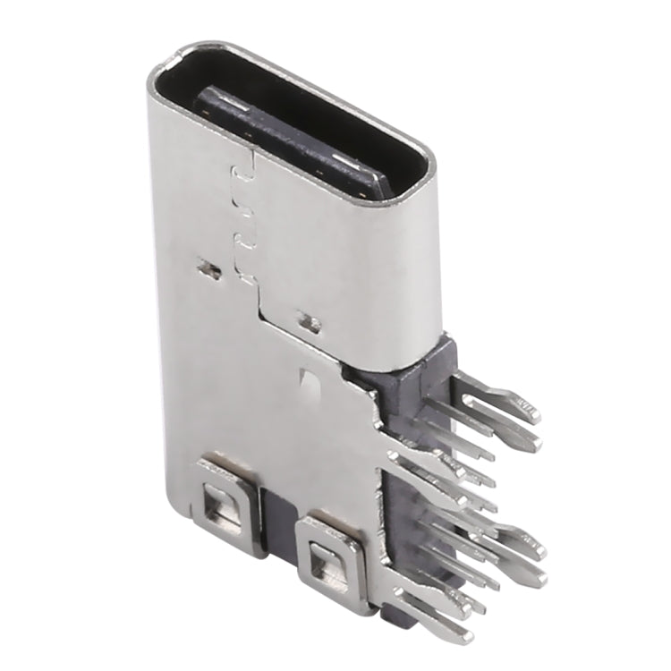 50 PCS USB-C / Type-C Female 14 Pin Side Plug Socket Connector