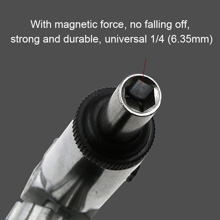 180 Degree Rotation 1/4 inch Hex Connector Multi-function Ratchet Screwdriver