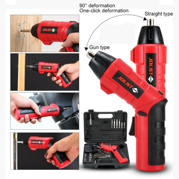 4.8V Outdoor Portable Multi-function Electric Screwdriver Set, EU Plug