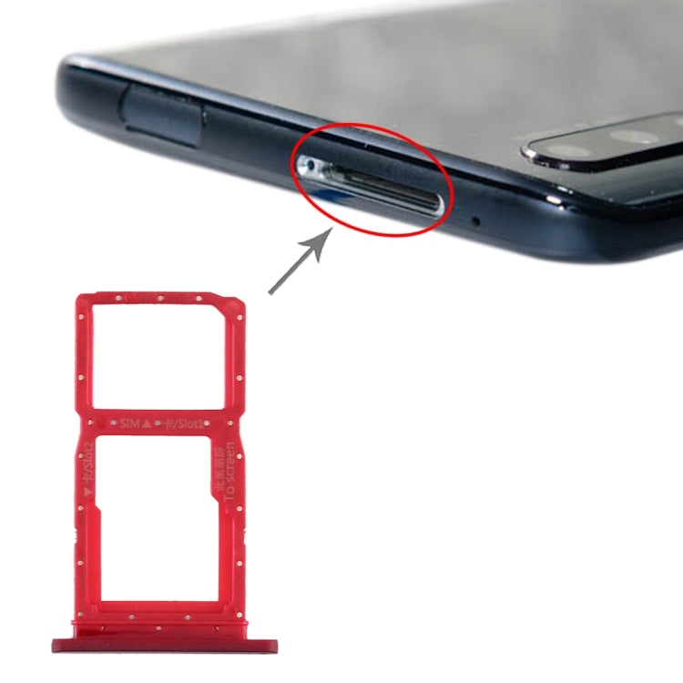 SIM Card Tray + SIM Card Tray / Micro SD Card Tray for Huawei Honor 9X / Honor 9X Pro