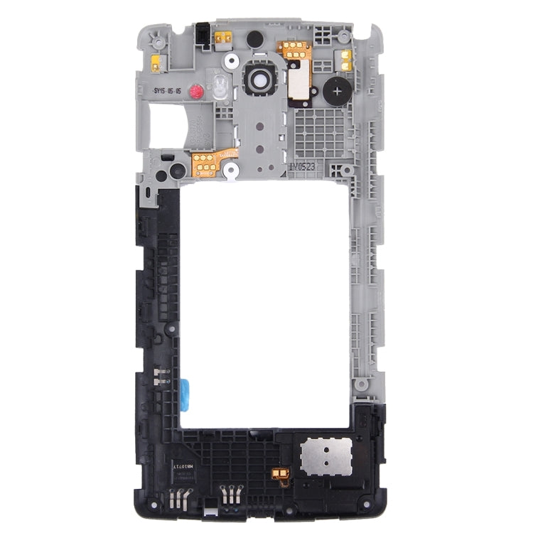 Back Plate Housing Camera Lens Panel with Speaker Ringer Buzzer for LG G Stylo / LS770 / H631 & G4 Stylus / H635(Gold)