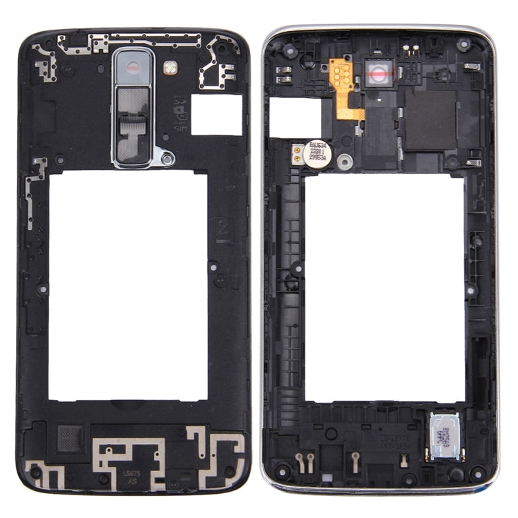 Back Plate Housing Camera Lens Panel with Speaker Ringer Buzzer & Vibrating Motor for LG K7