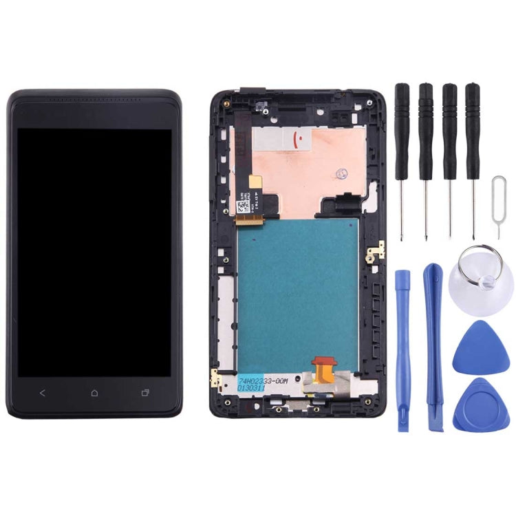TFT LCD Screen for HTC Desire 400 & One SU / 528w Digitizer Full Assembly with Frame