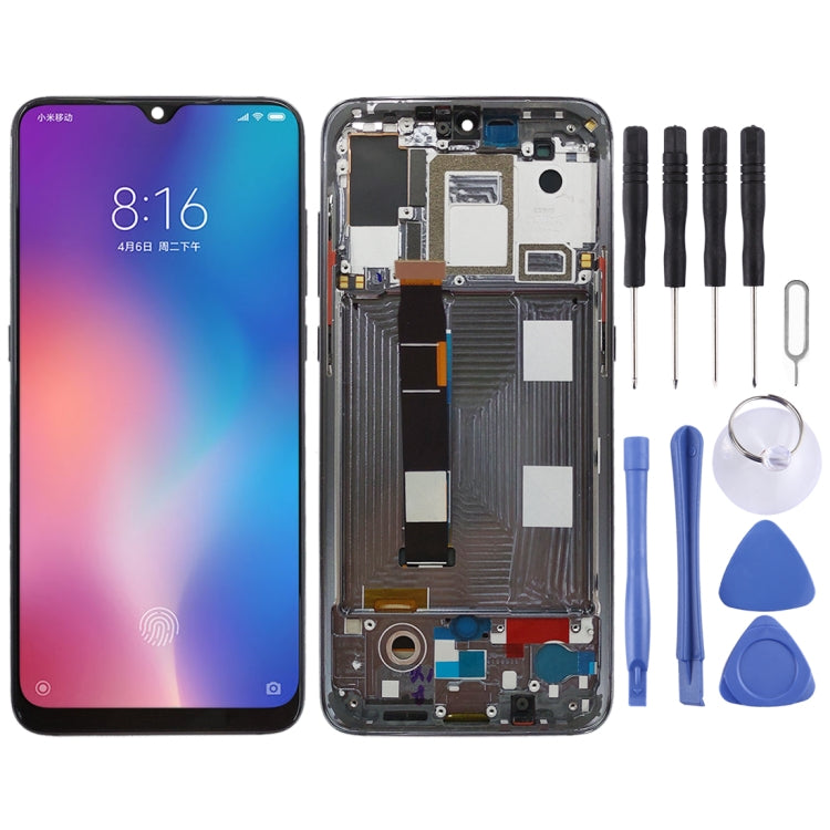Original AMOLED LCD Screen for Xiaomi Mi 9 Digitizer Full Assembly with Frame