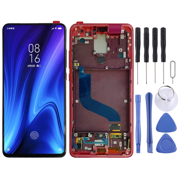 Original AMOLED LCD Screen for Xiaomi 9T Pro / Redmi K20 Pro / Redmi K20 Digitizer Full Assembly with Frame