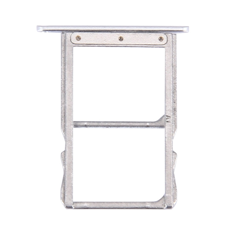 For Meizu Pro 6 / MX6 Pro SIM + SIM / Micro SD Card Tray  (Silver)