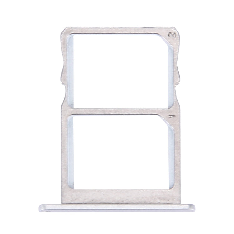 For Meizu Pro 6 / MX6 Pro SIM + SIM / Micro SD Card Tray  (Silver)