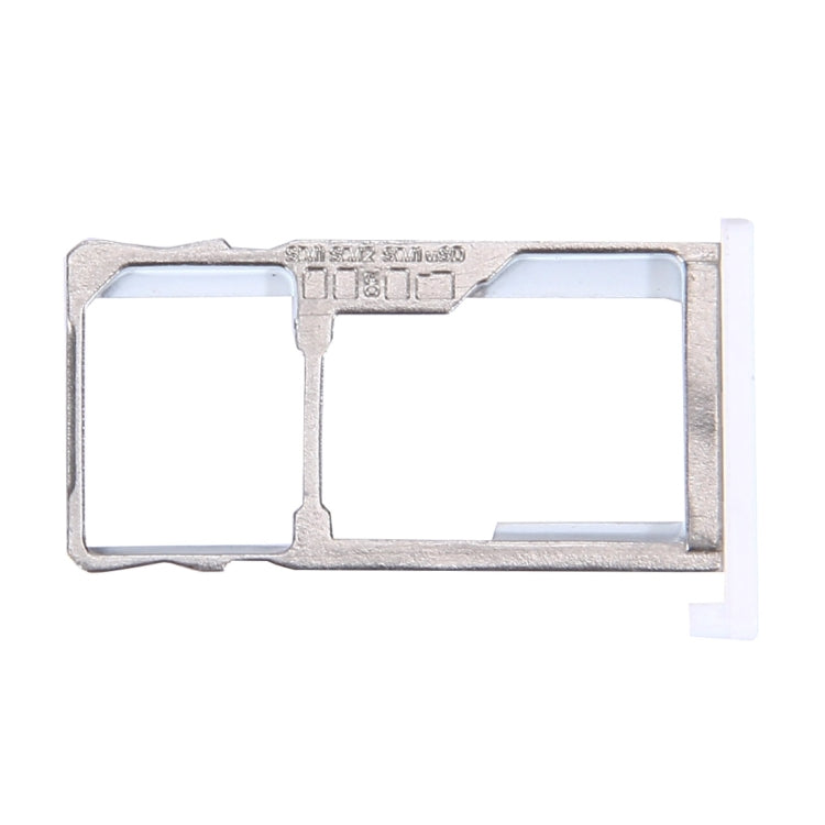 For Meizu M3 / Meilan 3 SIM + SIM / Micro SD Card Tray  (White)