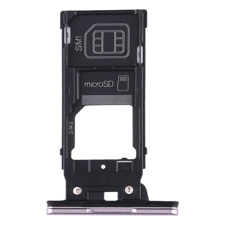SIM Card Tray + SIM Card Tray + Micro SD Card Tray for Sony Xperia XZ2