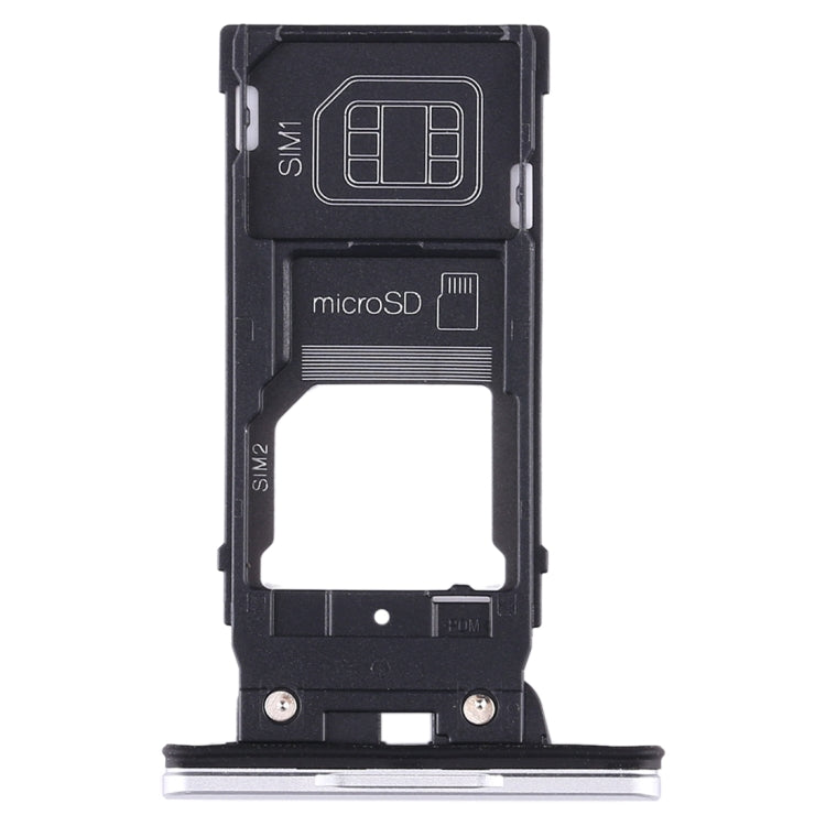 SIM Card Tray + SIM Card Tray + Micro SD Card Tray for Sony Xperia XZ2