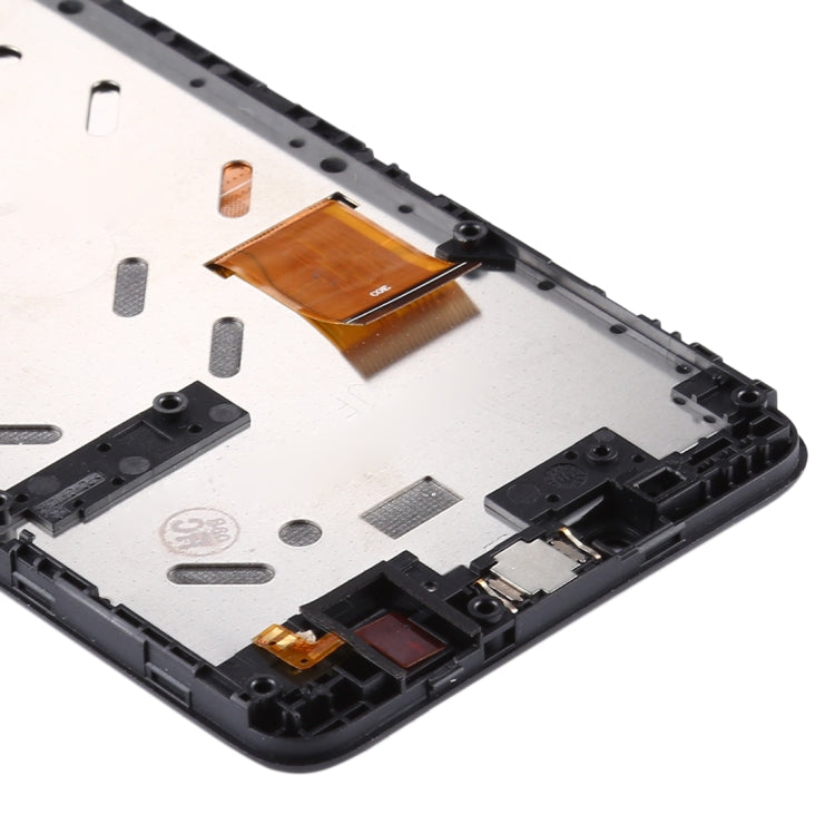 Original LCD Screen for Wiko Y60 Digitizer Full Assembly with Frame (Black)