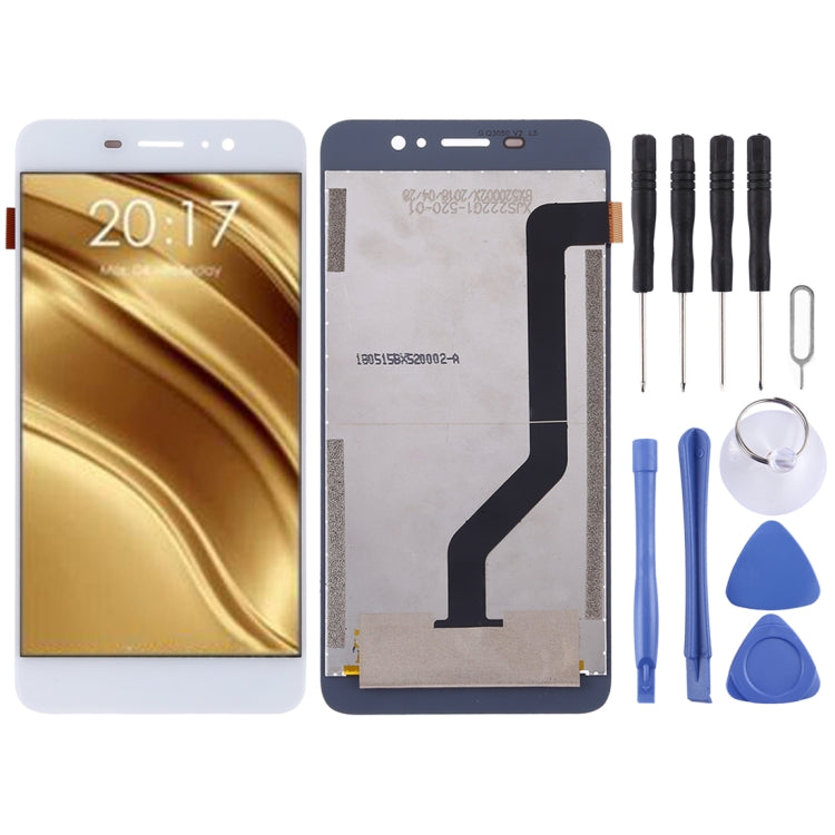 Original LCD Screen for Ulefone S8 Pro with Digitizer Full Assembly (White)