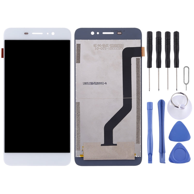 Original LCD Screen for Ulefone S8 Pro with Digitizer Full Assembly (White)