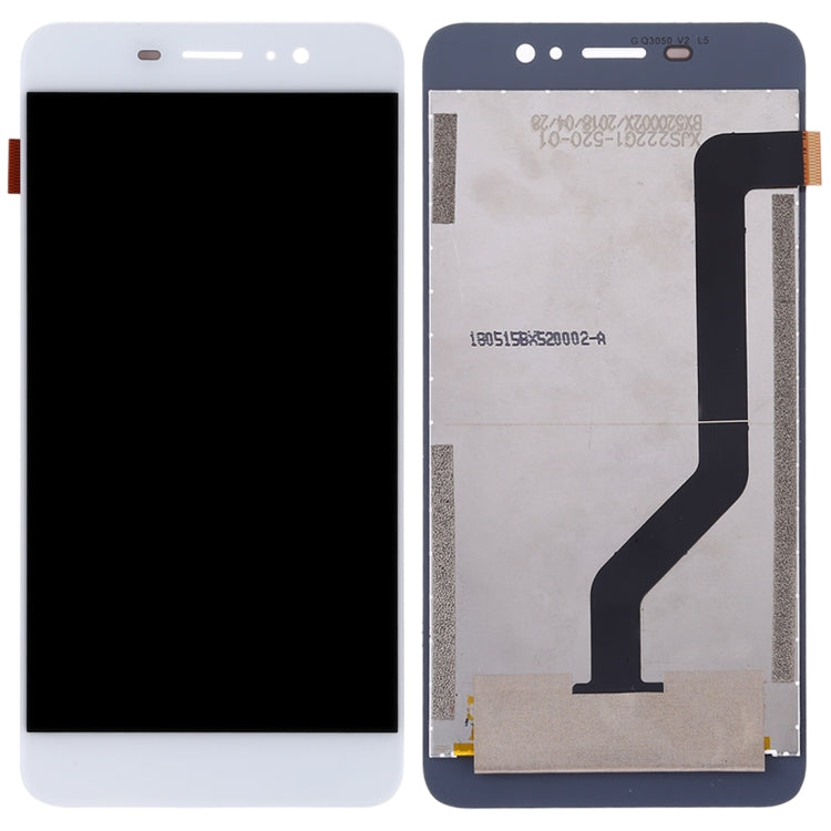 Original LCD Screen for Ulefone S8 Pro with Digitizer Full Assembly (White)