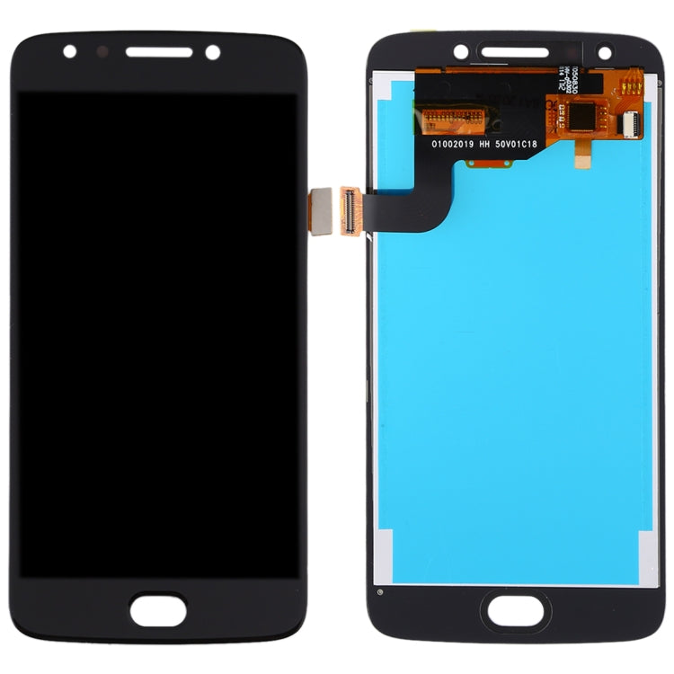 Original LCD Screen for Motorola E4 XT1767 / XT1768 (US Version)Digitizer Full Assembly with Hole  (Black)