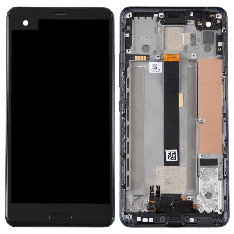Original LCD Screen for HTC U Ultra Digitizer Full Assembly with Frame (Black)