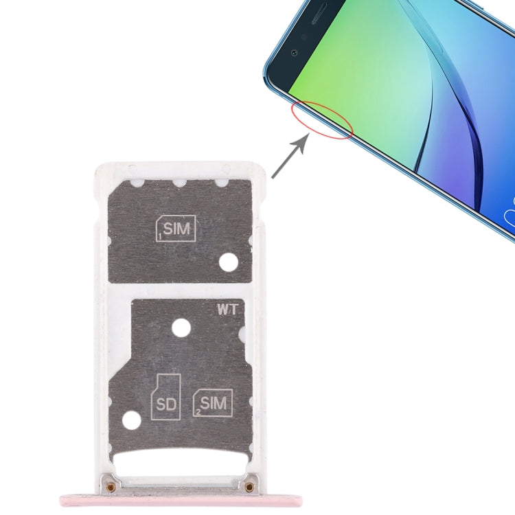 2 SIM Card Tray / Micro SD Card Tray for Huawei Enjoy 6 / AL00