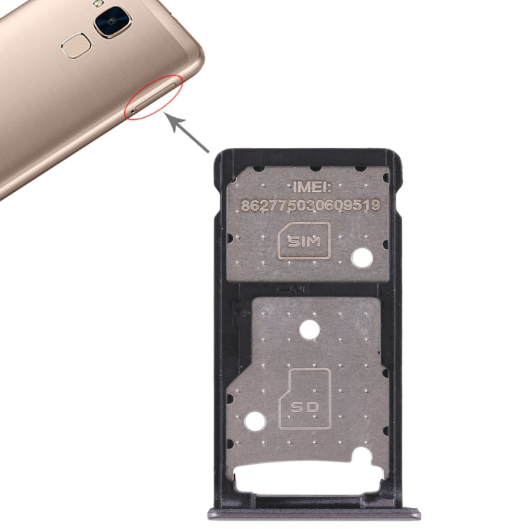 SIM Card Tray + SIM Card Tray / Micro SD Card Tray for Huawei Honor 5c