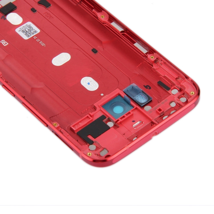 Full Housing Cover (Front Housing LCD Frame Bezel Plate + Back Cover) for HTC 10 / One M10(Red)
