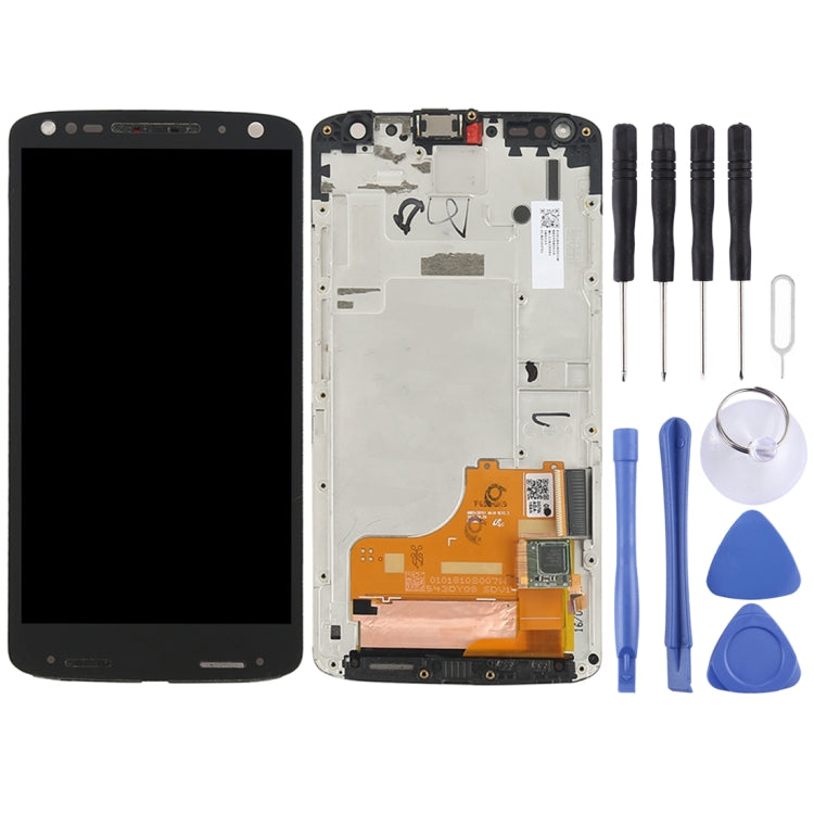 TFT LCD Screen for Motorola Moto X Force XT1581 / Droid Turbo 2 XT1585 Digitizer Full Assembly with Frame