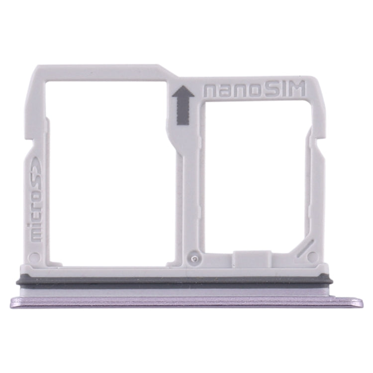 Nano SIM Card Tray + Micro SD Card Tray for LG Stylo 4 / Q Stylus Q710 / LM-Q710CS / LM-Q710MS / LM-Q710ULS / LM-Q710ULM / LM-Q710TS / LM-Q710WA (Silver)