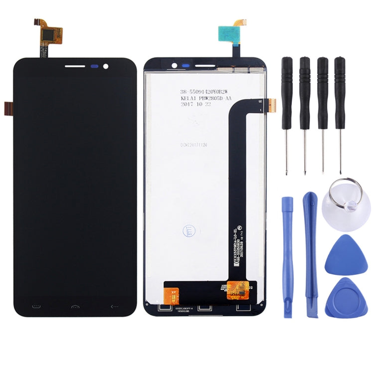 Original LCD Screen for HOMTOM S16 with Digitizer Full Assembly (Black)