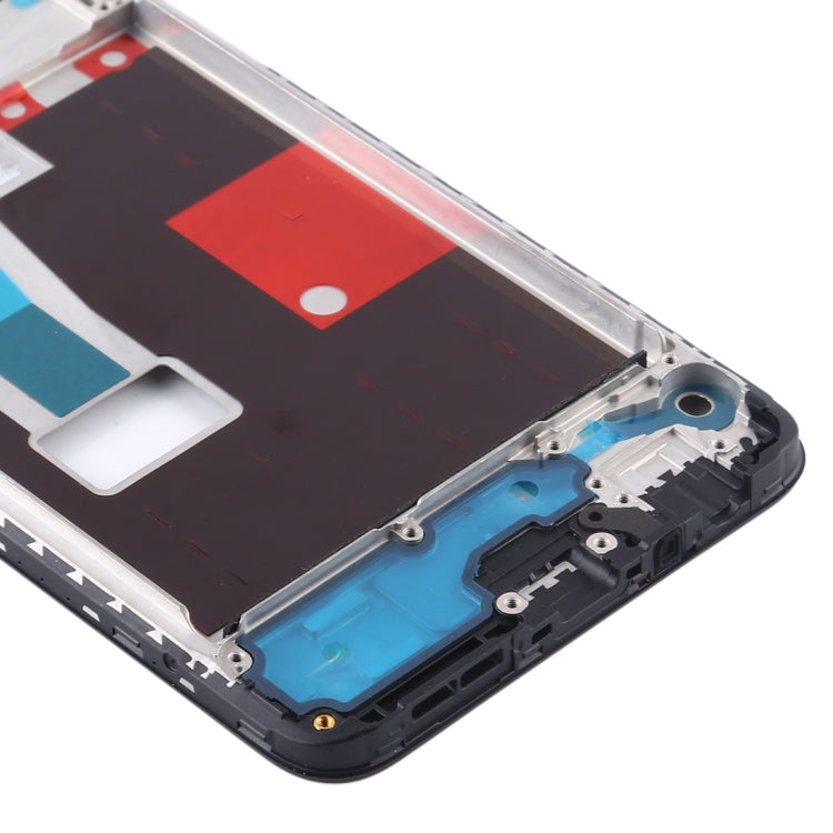 For OPPO Realme 5 Pro / Q Front Housing LCD Frame Bezel Plate (Black)