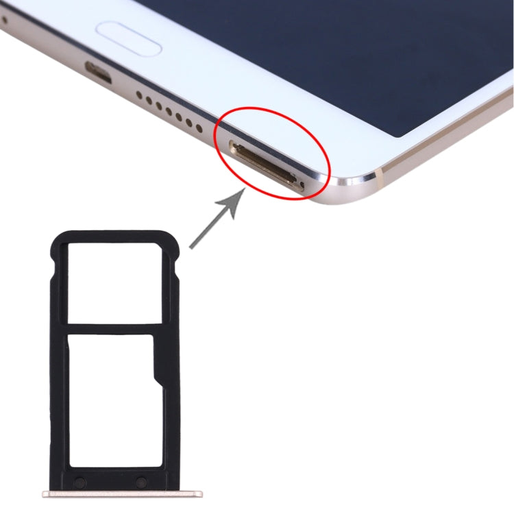 SIM Card Tray + Micro SD Card Tray for Huawei MediaPad M3 8.4 (4G Version)