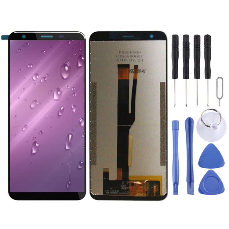 Original LCD Screen for Ulefone Power 3s with Digitizer Full Assembly (Black)