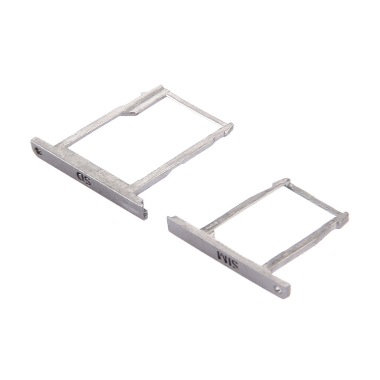 for BlackBerry Classic / Q20 SIM Card Tray + Micro SD Card Tray(Silver)
