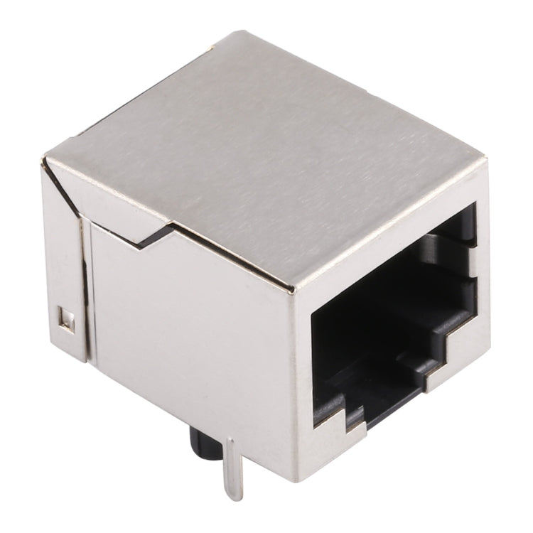 50 PCS RJ45 Shell Housing 18mm Connector without LED Light, No Shrapnel, H Type