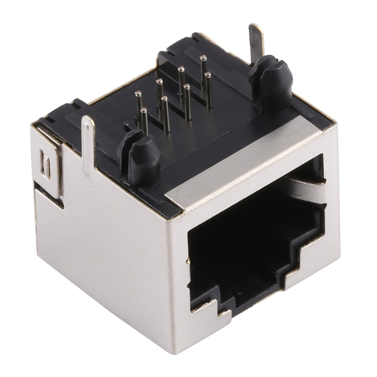 50 PCS RJ45 Shell Housing 15mm Connector without LED Light, No Shrapnel, H Type