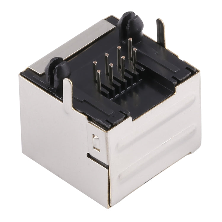 50 PCS RJ45 Shell Housing 15mm Connector without LED Light, No Shrapnel, H Type