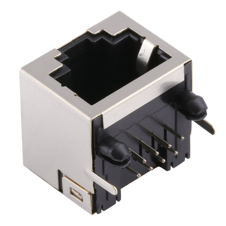 50 PCS RJ45 Shell Housing 15mm Connector without LED Light, No Shrapnel, H Type