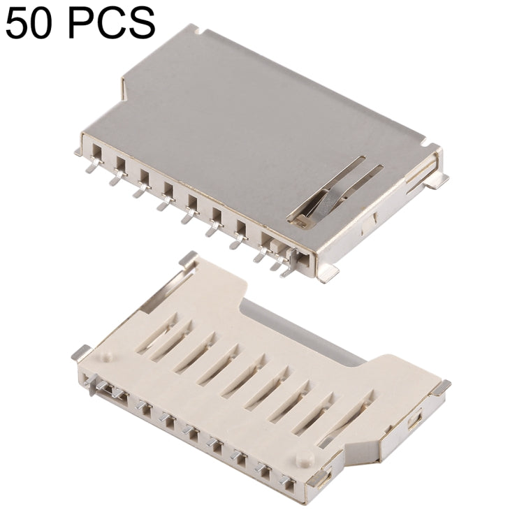 50 PCS Short Design SD Booth Memory Card Sets Socket SD Card Connector