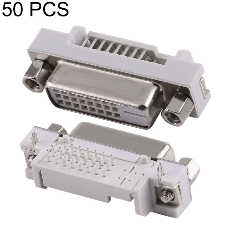 50 PCS DVI Female 24+1 90 Degrees Connector, H Type