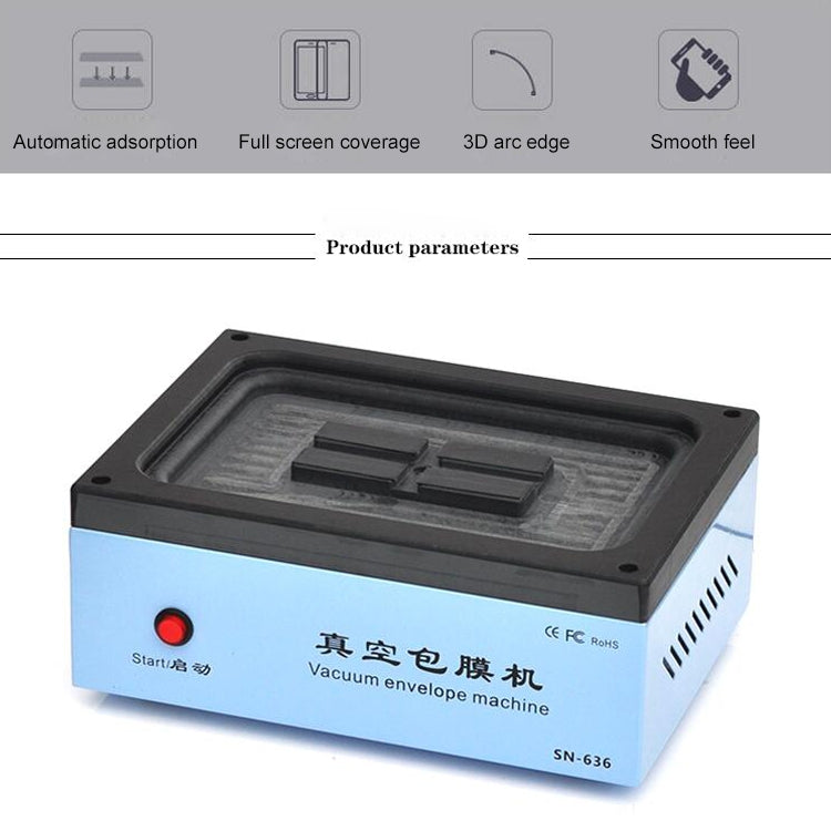 Vacuum Coating Machine Vacuum Envelope Machine DIY Back Cover Film Repair Tool for Smart Phones