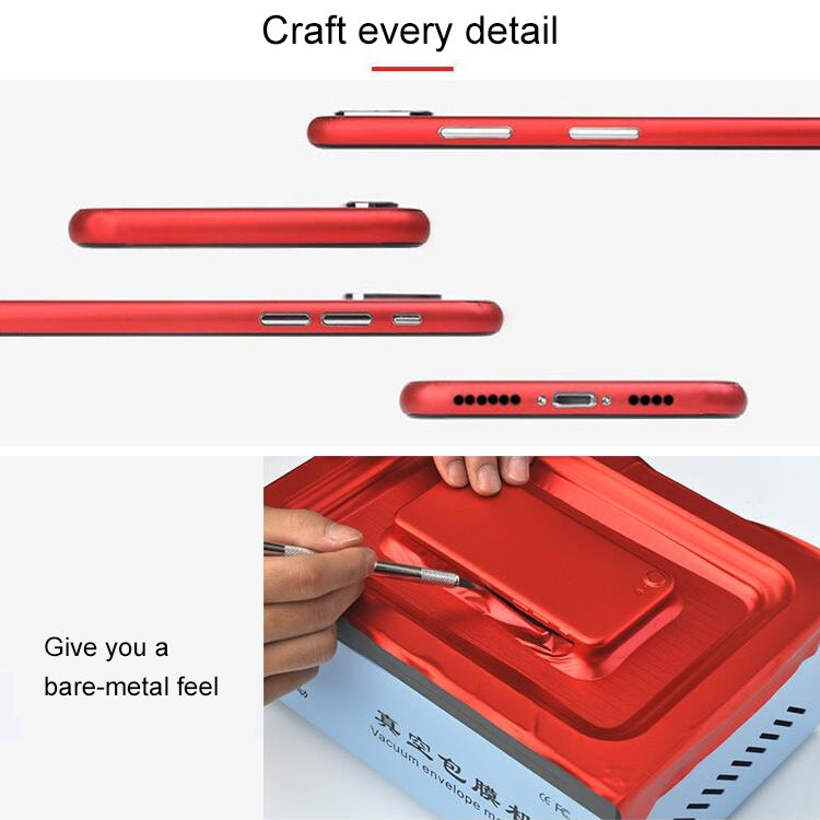 Vacuum Coating Machine Vacuum Envelope Machine DIY Back Cover Film Repair Tool (With Hot Air Gun & 20PCS Film) for Smart Phones