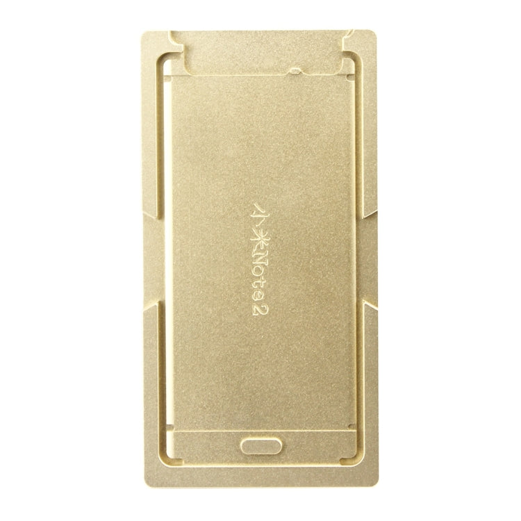 Xiaomi Mi Note 2 Aluminium Alloy Precision LCD and Touch Panel Refurbishment Positioning Mould Mold(Gold)
