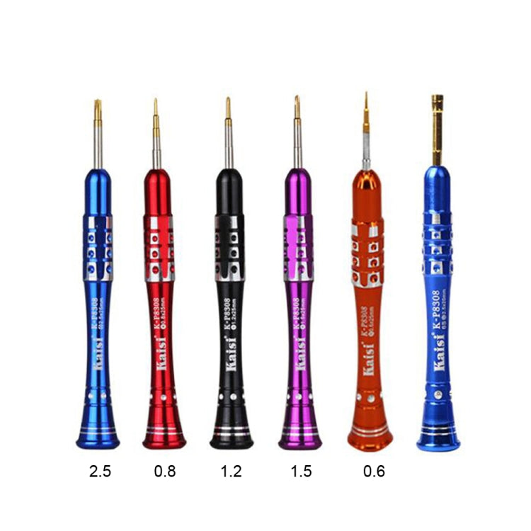 Kaisi K-8308 6 in 1 Multi-Function Screwdriver Phone Electronic Teardown Repair Tool