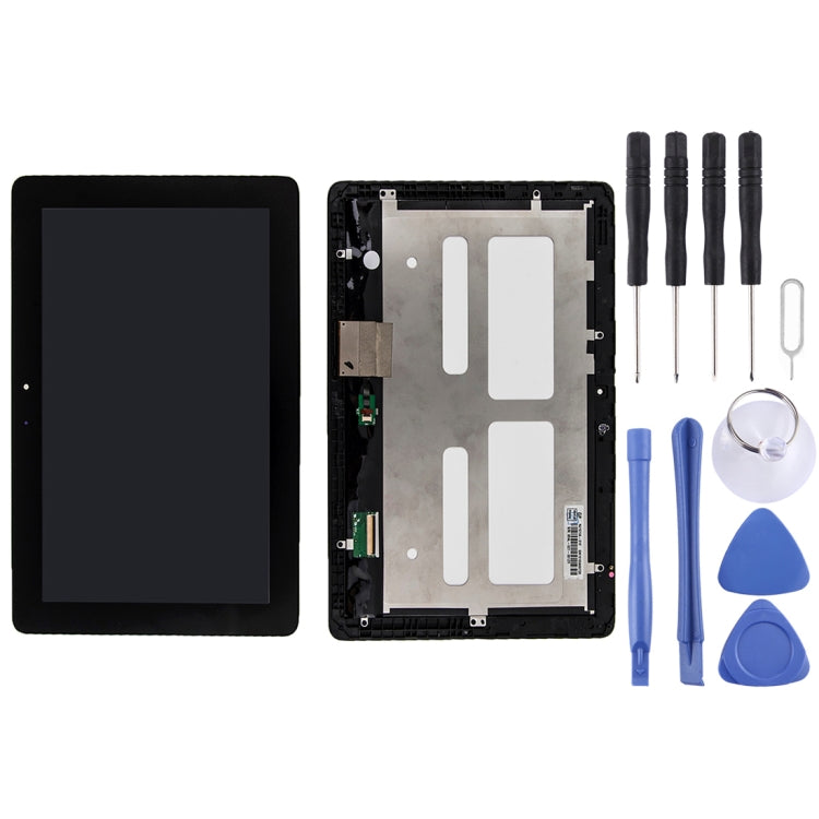 OEM LCD Screen for Huawei MediaPad 10 Link / S10-201 Digitizer Full Assembly with Frame(Black)