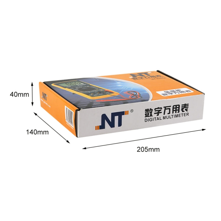 NT9205A Universal High Accuracy General Multimeters Manual Range Digital Volt Meter Digital LCD Count Handheld Universal Meter