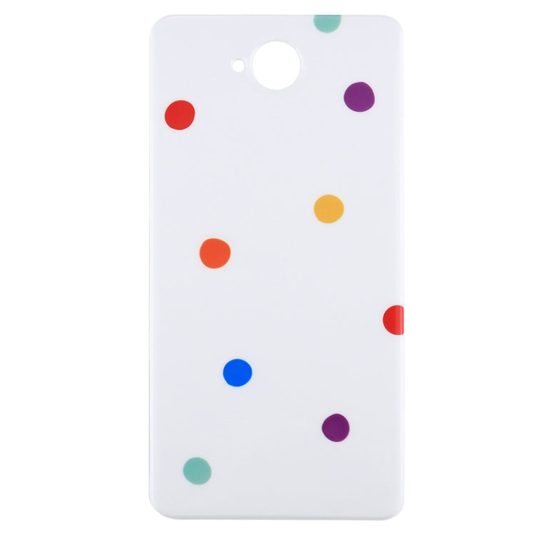 For Microsoft Lumia 650 Colorful PC Material Battery Back Cover with NFC Sticker