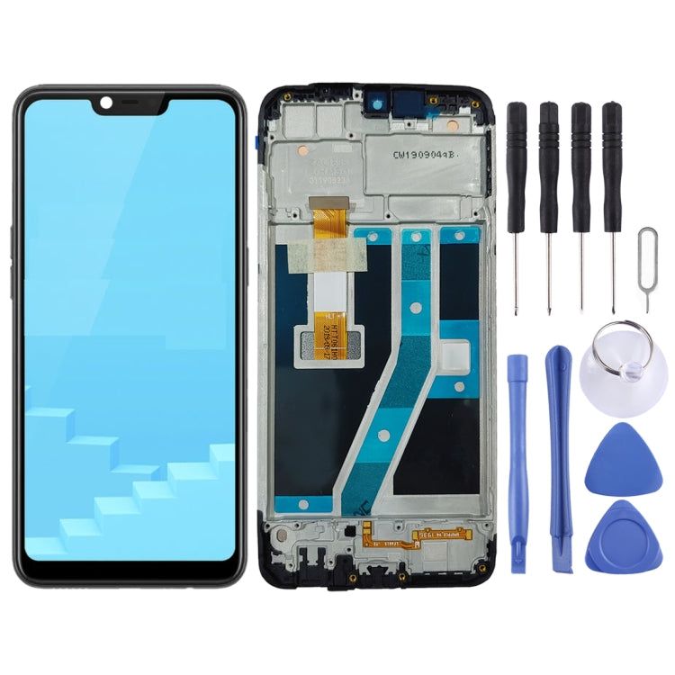 TFT LCD Screen for OPPO Realme C1 Digitizer Full Assembly With Frame (Black)