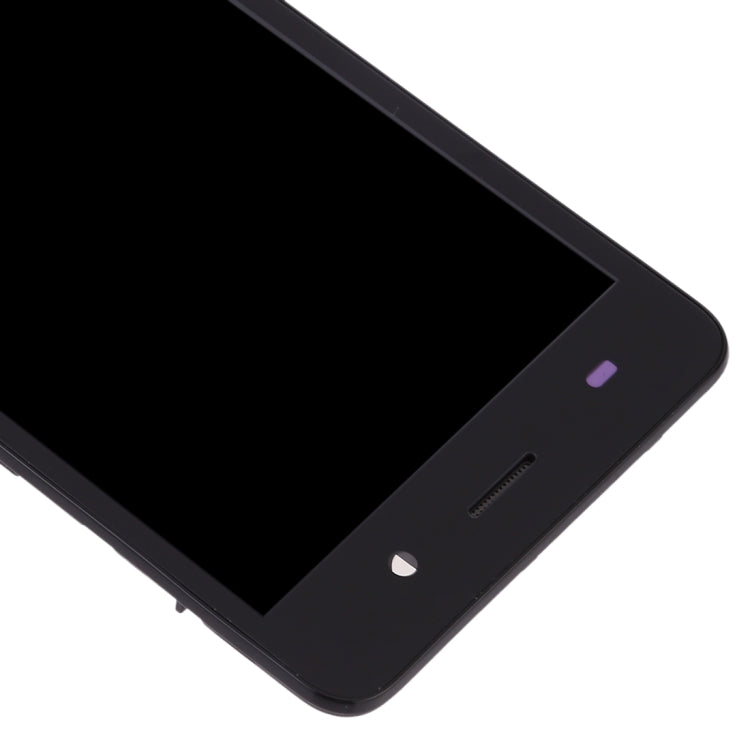 TFT LCD Screen for Wiko Lenny 3 Digitizer Full Assembly with Frame(Black)