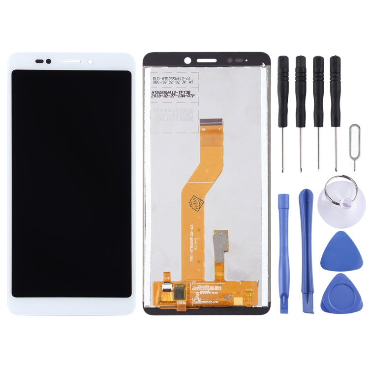 TFT LCD Screen for Wiko Jerry 3 with Digitizer Full Assembly (White)
