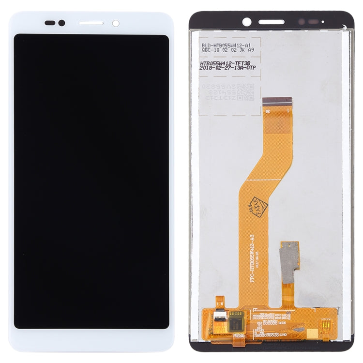 TFT LCD Screen for Wiko Jerry 3 with Digitizer Full Assembly (White)