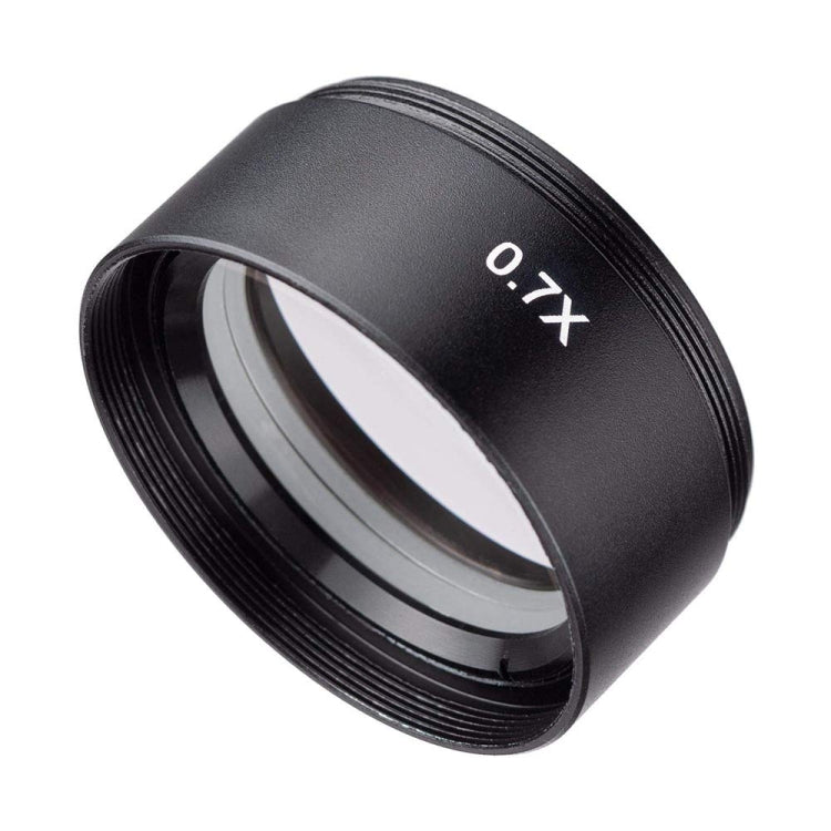 Stereo Microscopes Auxiliary Objective Lens Barlow Lens Magnifier 0.7X WD165