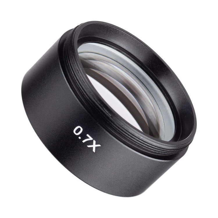 Stereo Microscopes Auxiliary Objective Lens Barlow Lens Magnifier 0.7X WD165